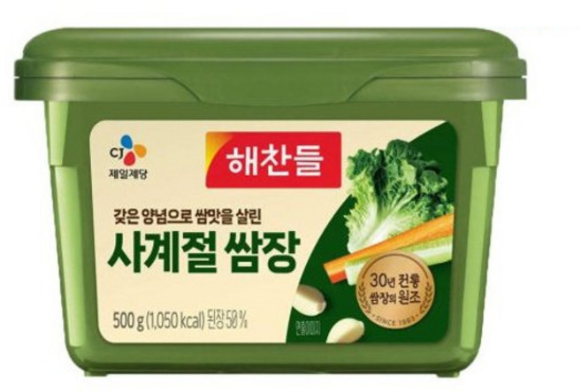 해찬들 사계절 쌈장, 500g, 1개
