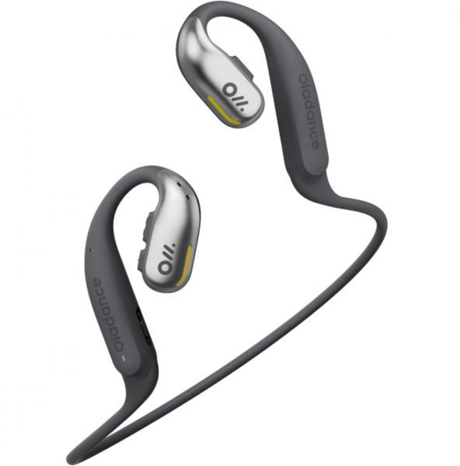 Oladance OWS 스포츠 오픈 이어 헤드폰 15시간 개방 웨어러블 스테레오 블루투스 이어폰 IPX8 러닝 사이클 운동 체육관 방수 무선 5.1 호환 아이폰 및 안드로이드, Silver, Silver