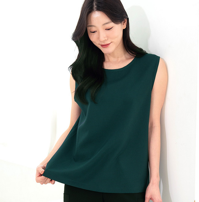 발장난양말 국산 풍기 인견 나시 블라우스 여성 엄마 옷