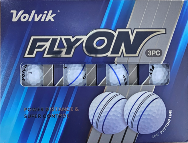 볼빅 플라이온 3피스 3선라인 골프공 24개 코스트코, 화이트, 24개입, 1개