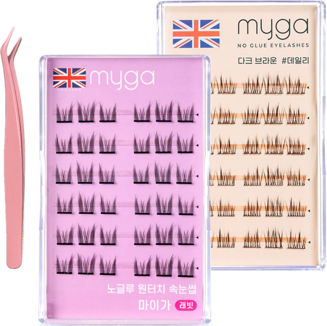 노글루 래빗 핀셋 가닥속눈썹 풀메이크업 찰떡 10mm/12mm, 1개, 핀셋래빗데일리