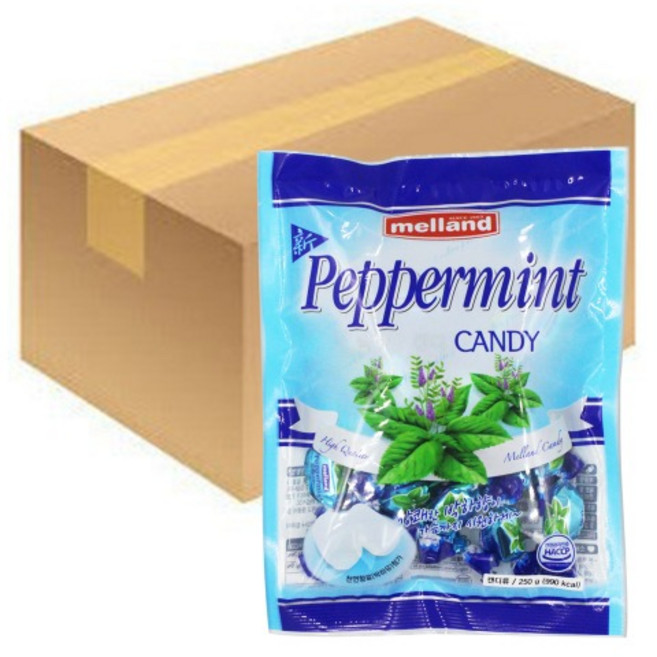 국제제과 신 박하향 캔디 250g 10개입 1박스 사탕 무, 10개
