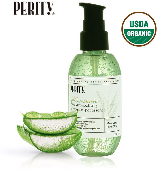 유기농 알로에 강아지 발바닥 보습제 수딩 식물성 저자극 습진 진정 발 보습제, 1개, 100ml