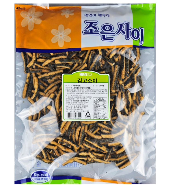 옛날과자 맛사랑 고돌이 김고소아 300g 김말이과자, 1개