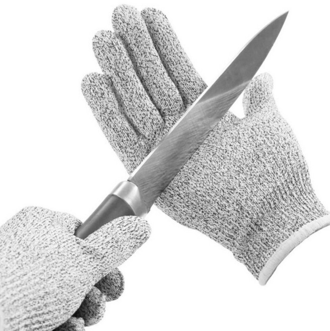 손 보호 방검 장갑 정육 절단 작업 손베임 방지 안전 글러브, 1개