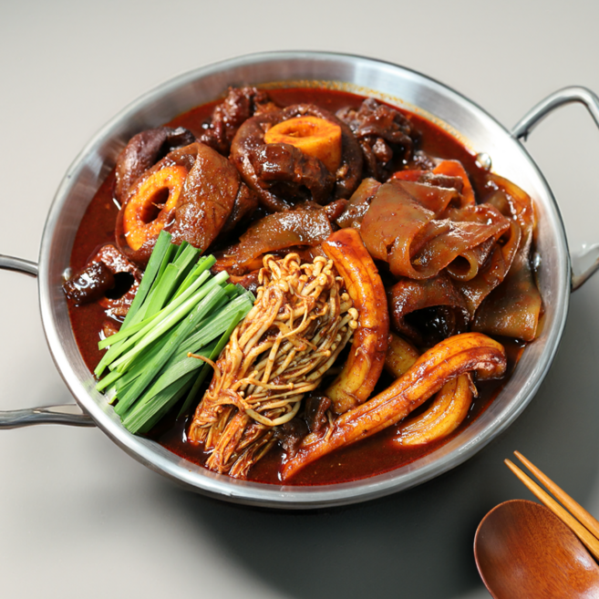 VSJ 매콤 한우 우족찜 밀키트 650g 1개 즉석식품 밀키트, 1g