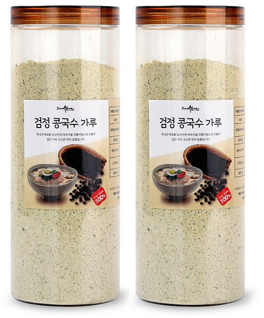 증안리약초마을 검정 콩국수 가루, 2개, 500g