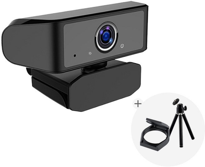 [펭카] 4MP 웹캠 / PCWEB400 / 1440P / 온라인 수업 / 화상회의 / 유튜브 방송 / 아프리카TV / PC카메라 / 노이즈 캔슬링 마이크