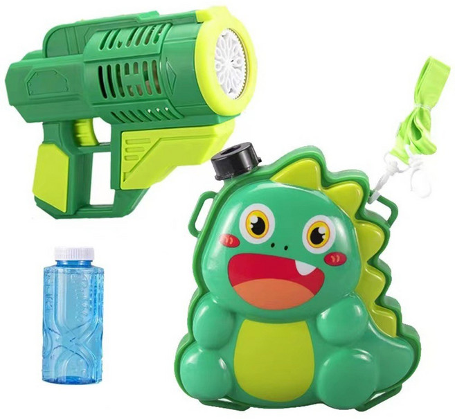 대용량 공룡 유니콘 고래 크로스백 가방 비눗방울 버블건, 1개