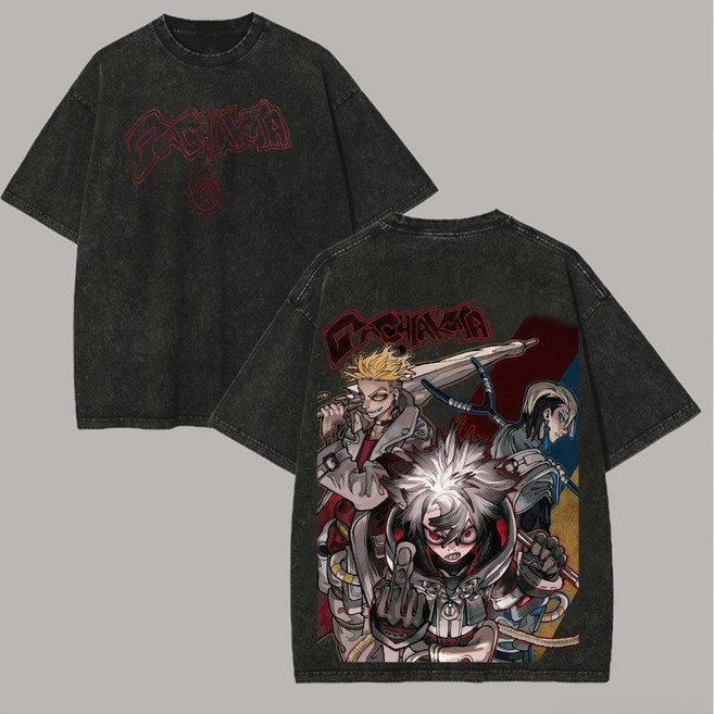 가치아쿠타굿즈 박스티 애니메이션반팔티 가치아쿠타티셔츠