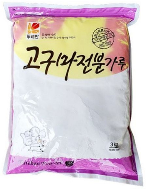 뚜레반 고구마전분 업소용, 3kg, 2개