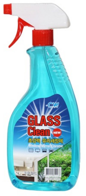 크린월드 초강력 유리 세정제 500ml-기름때 묵은때 물때 거울 지문방지 코팅 스프레이, 1개, 600ml