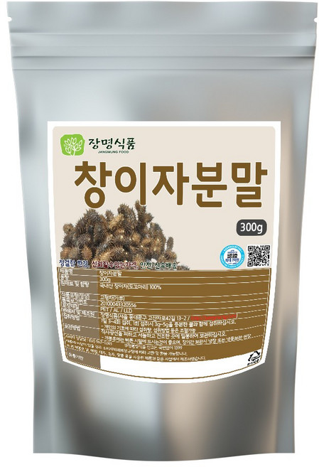 창이자 도꼬마리 가루 분말, 1개, 300g