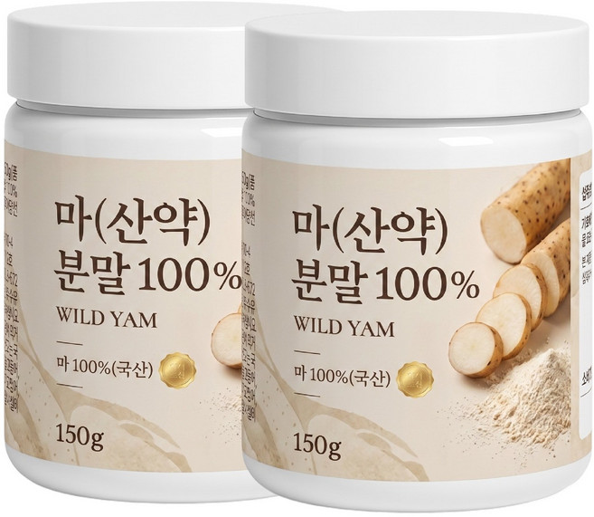 마가루 국내산 마 분말 100% 산약 마, 2개, 150g
