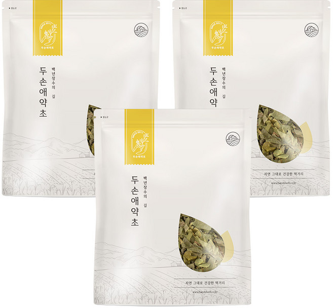 두손애약초 국산 감잎 감잎차 감나무잎 감나무잎차, 3개, 300g