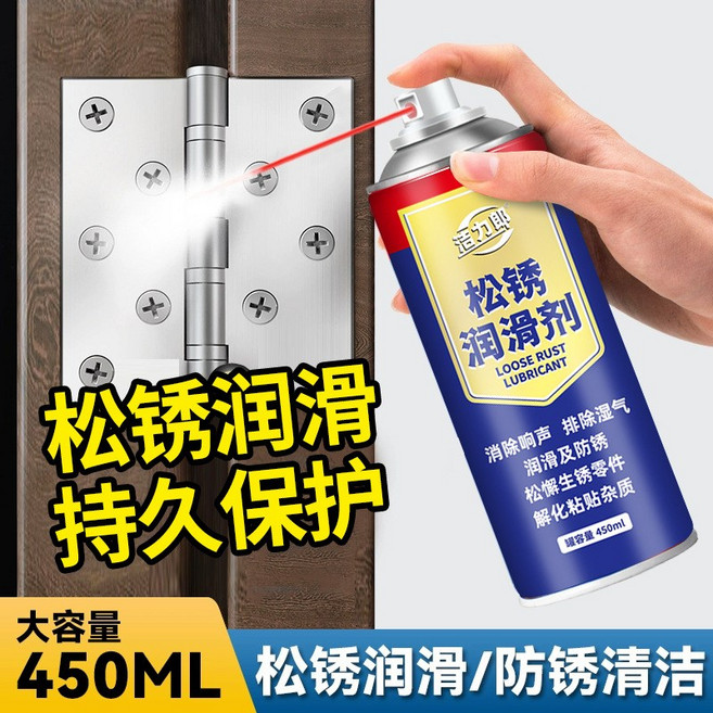 除鏽劑鬆鏽潤滑劑金屬快速清洗螺栓螺絲鬆動劑合頁異響潤滑去鐵鏽, 1個, 無規格