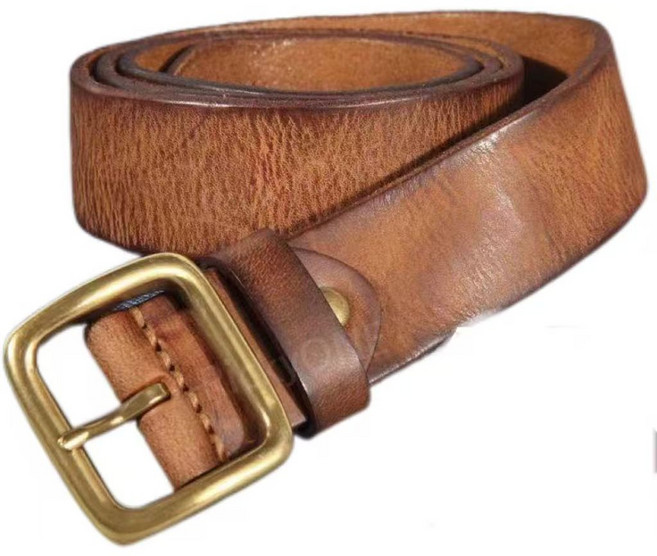 벨트 빈티지 남자 허리띠 버클 소가죽 복고풍
