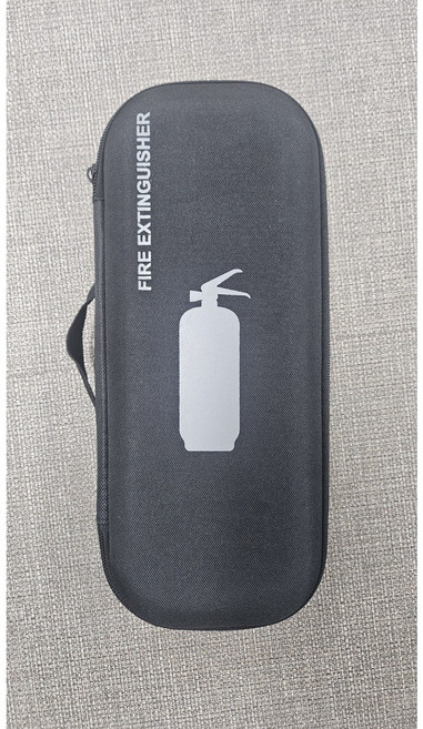 [올블랙 파우치] 차량용 소화기 가방 0.7kg 자동차겸용, 검회