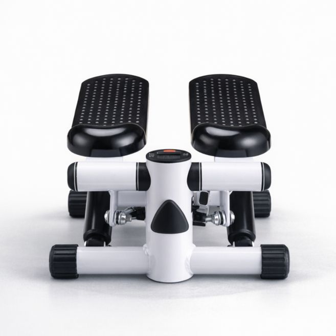 이노머스 KC인증 미니 스텝퍼 홈트 운동기구 계단운동, 블랙+화이트