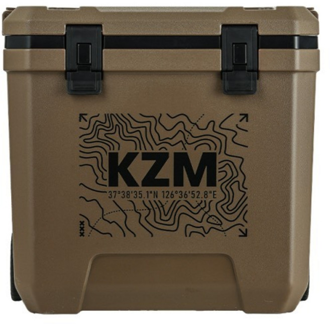KZM 模組化附輪保冷箱 36L, 沙
