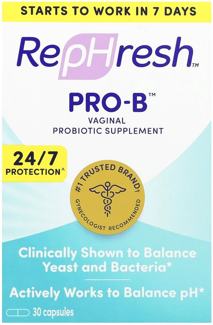 몸관리하세요 겨울입니다 Rephresh 프로-B 질 프로바이오틱 보충제 50억CFU 캡슐 30정 특별관리진행, Rephresh프로B질프로바이오틱보충제50억CFU캡슐3, 1개 - 쿠팡