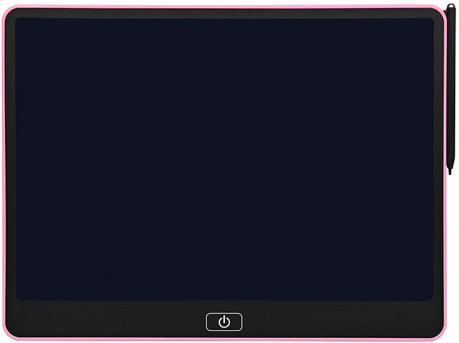 16寸13寸液晶畫板大尺寸寫字板兒童電子小黑板塗鴉板繪畫板手寫板, 1個, 13寸(電池款)彩色屏粉