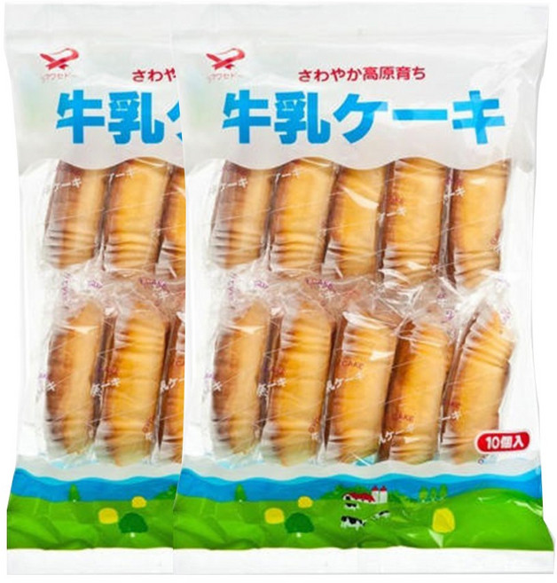 시아와세도 우유 케이크, 2개, 180g