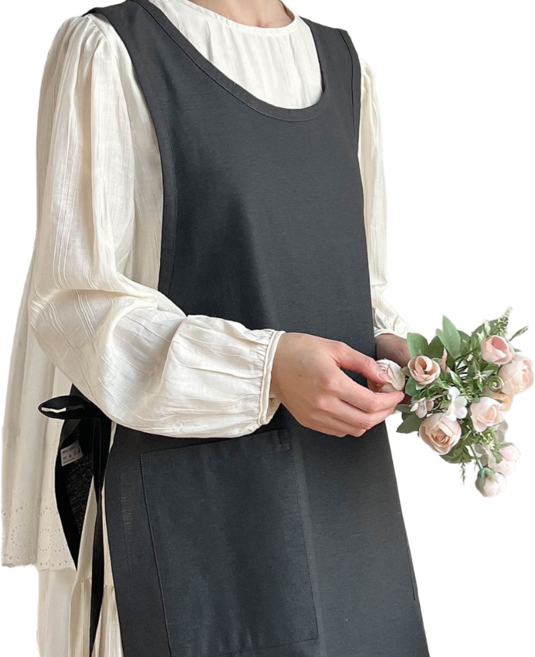 리브론 16수 롱트임 앞치마, 1개, 블랙