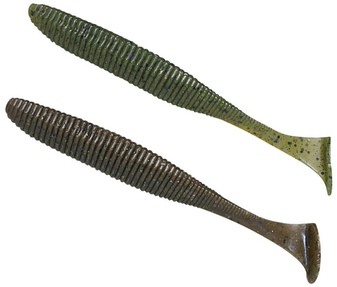 자칼 리듬 웨이브 4.8 소프트베이트, B-065/GOLD BLACK SHAD, 1개