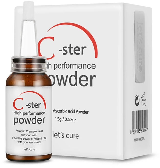 레츠큐어 씨스터 100% 순수 비타민C 파우더 15g / 모공 흔적 케어 피부에센스, 1개 - 쿠팡