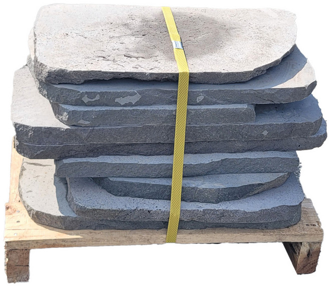 현무암 디딤석 부정형 두께 30T (3cm) / 2헤베, 23kg, 1개