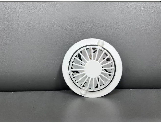 선풍기안정모 장착형 쿨러 여름용 산업안전 헬멧 통풍, 화이트