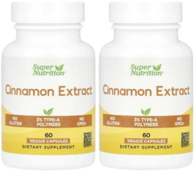 슈퍼뉴트리션 계피추출물 시나몬 60캡슐 2개 Cinnamon, 60정 - 쿠팡