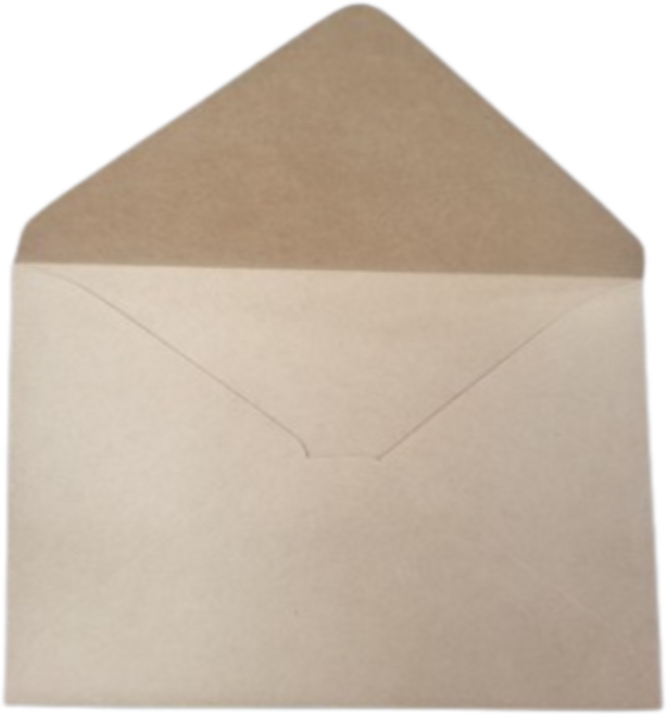 마음담아 무지 엽서봉투 155 x 105 mm, KRAFT, 250개