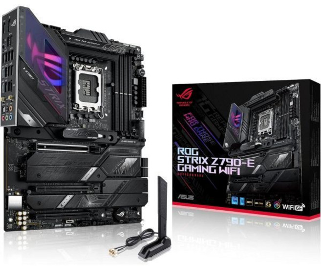 ASUS ROG Strix Z790-E 게이밍 WiFi 6E LGA 1700 인텔 14세대 13세대 12세대 ATX 마더보드 PCIe 5.0 DDR5 18+1 전원단 2.5 G, LGA 1700|12th/13th/14th Gen, Z790-E|M.2 x5|WiFi 6E