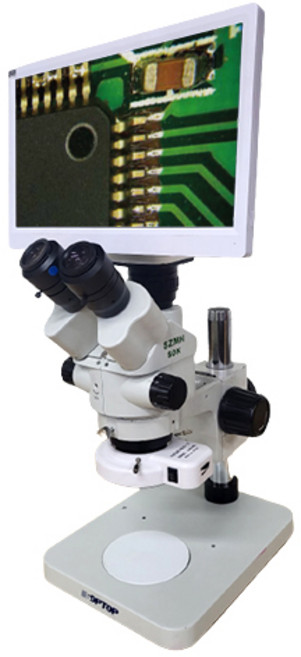 써니 디지털 실체현미경 7~45X FHD 500만화소 고화질 영상, 기본 현미경+카메라+전용모니터(11인치)