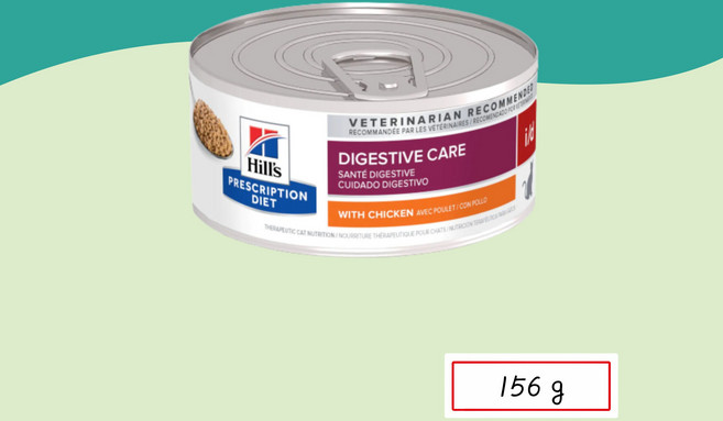 )당일발송( 힐스 캣 id i/d 캔 156g 고양이 소화기능 처방식사료 digestive care with chicken, 1개