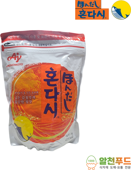 아지노도모도 혼다시 1kg 12팩 농심 가쓰오 가다랑어 조미료 육수
