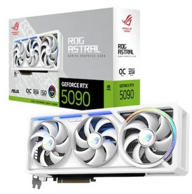 ASUS ROG Astral 지포스 RTX 5090 WHITE OC D7 32GB 인텍앤컴퍼니