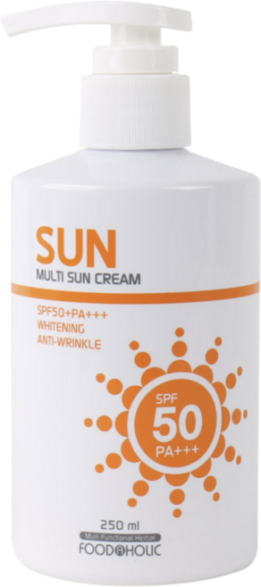 푸드어홀릭 멀티 선크림 250ml SPF50/PA+++펌프형, 1개