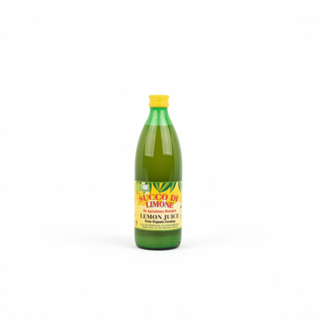 유로푸드 유기농 레몬 원액주스 100% 이탈리아 레몬즙 500ml, 1개