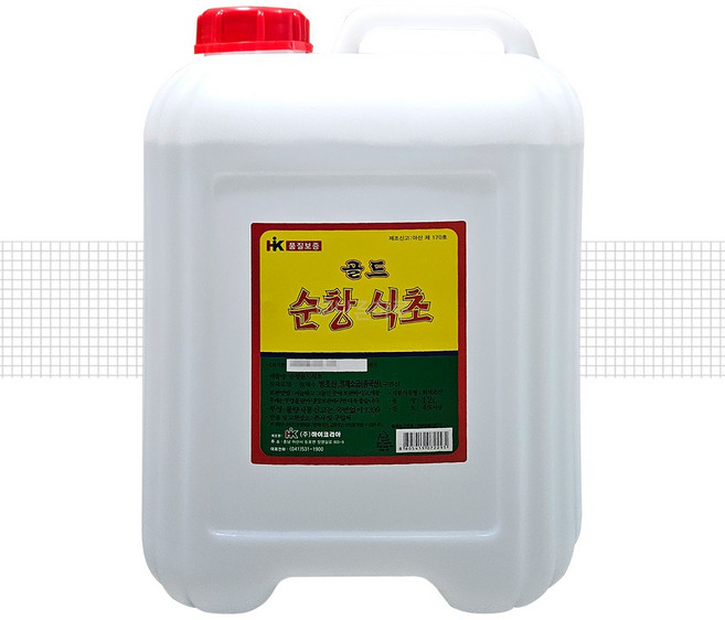 맛식초(순창 HK 12리터) 업소용 대용량 사과향 골드 식초, 1개, 12L