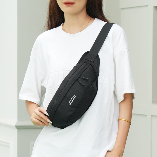 담앤드솜 담키 힙색 남녀공용 크로스백