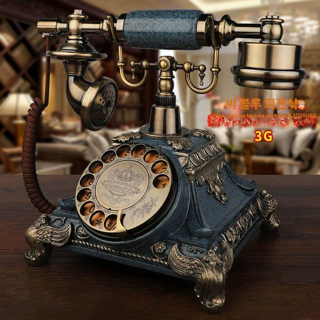 엔틱 전화기 앤틱 인테리어 골동품 장식품 모형