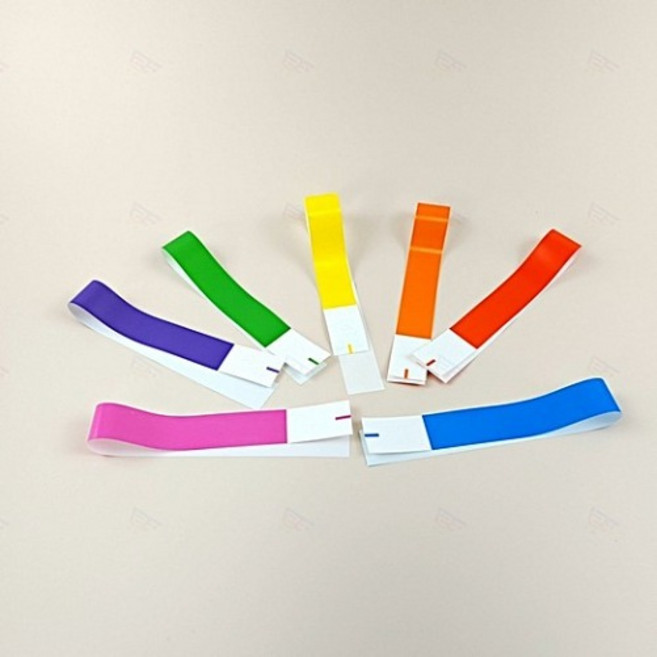 서진 입장권 팔찌 방수 손목 밴드 종이 띠 식별 공연 네임택 축제 행사 클럽 콘서트 워터밤, 레드