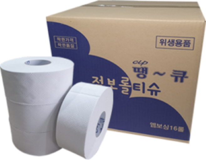 땡큐 화장지, 1)고급형 3겹100M 점보롤, 4세트, 4롤