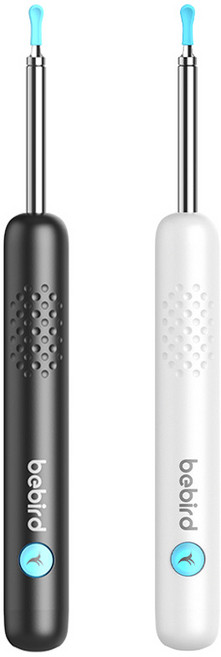 비버드코리아 이어스캐너 R1+ (플러스) 내시경 스마트 카메라 귀이개 한국정발 KC인증, 1개, 블랙