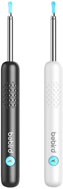 비버드코리아 이어스캐너 R1+ (플러스) 내시경 스마트 카메라 귀이개 한국정발 KC인증, 1개, 블랙 - 쿠팡