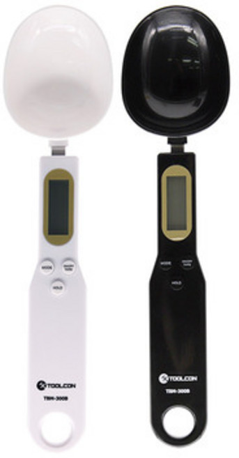 툴콘 디지털 스푼 저울, 0.3kg, 블랙, TBM-300B
