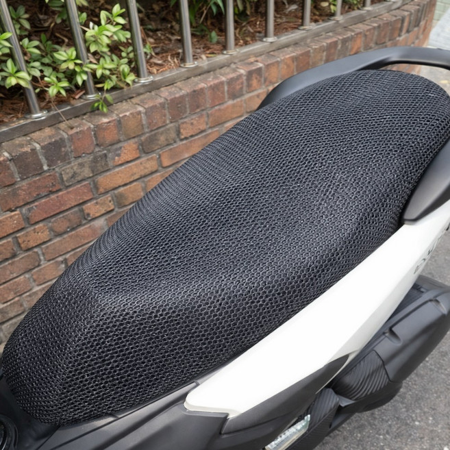 오토바이 풀매쉬커버 메쉬 안장 쿨시트 3XL 여름 통풍시트 엔맥스 에어록스 트리시티 어드레스, 1개